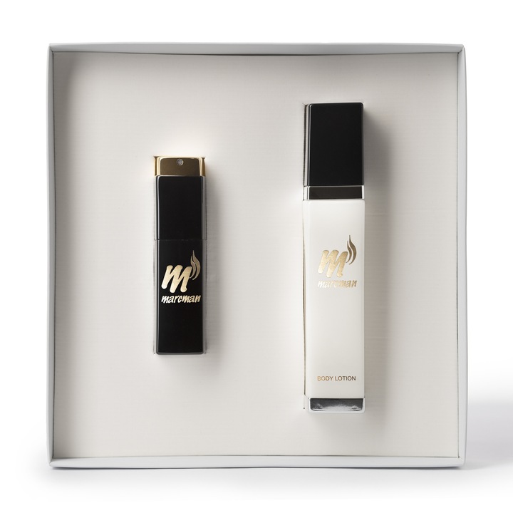 Set cadou Marcman, Stigma Black, Femei, Parfum 20 ml - Body lotion 130 ml