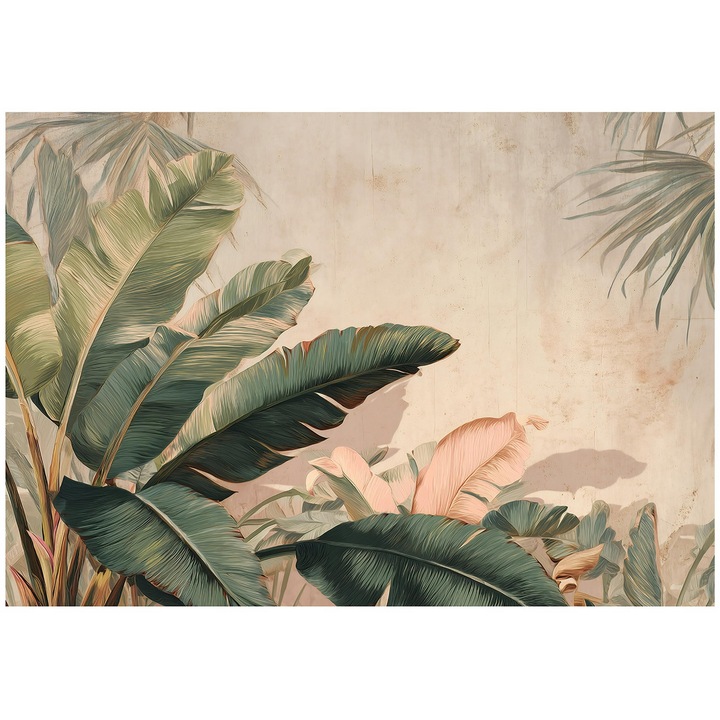 Fotótapéta, levelek, természet, modern, falra, szobába, tapéta, nappaliba, fal, dekoráció, 250x175 cm, 16125VX5