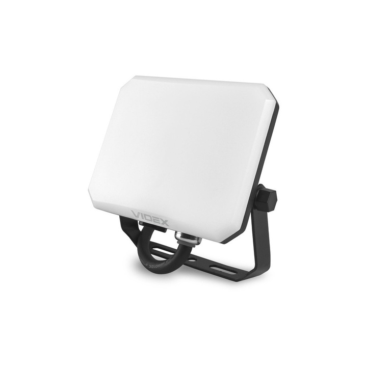LED прожектор Videx 20W, 1900lm, IP65, черен, 81x100x33mm