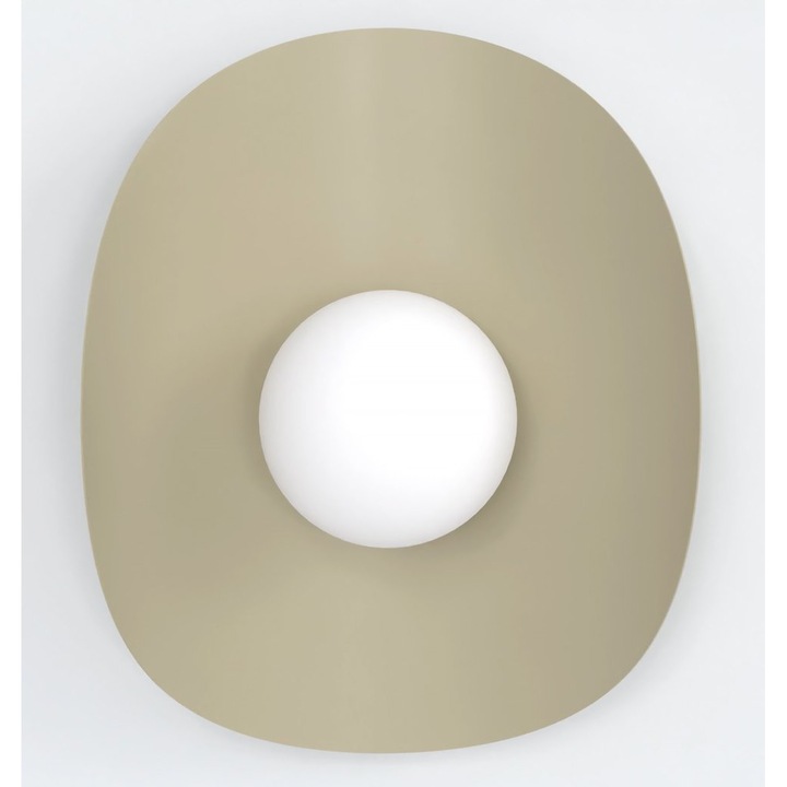 Emibig FIERO XL K1 fali lámpa, Mokkaszín, 30x23cm, 8W MAX LED, fehér