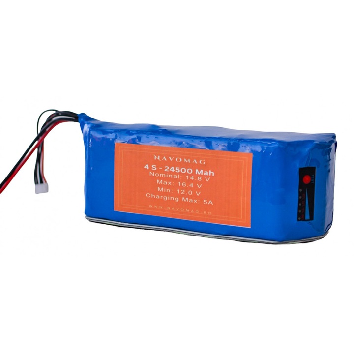 Acumulator Litiu-Ion 4S 24.500 mAh cu Mufa XT60