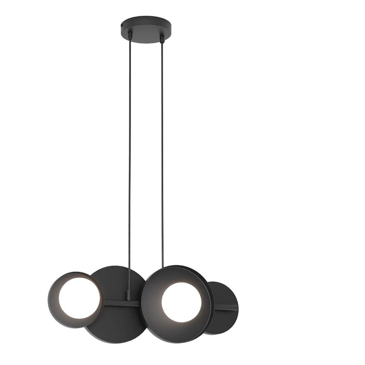 Lampa suspendata Emibig, Otel, 8W MAX LED, 120x53cm