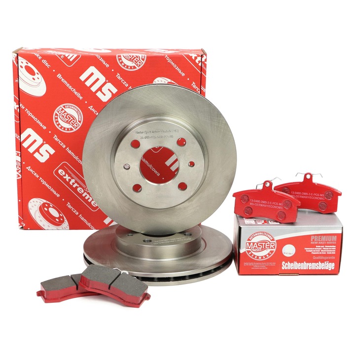 Fékbetét és féktárcsa készlet Master-Sport Germany, LADA 110, 111, 112, szellőző, 239x19.5mm
