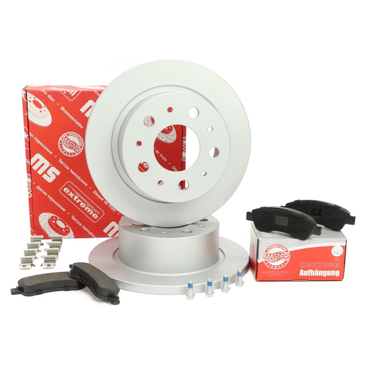 Fékbetét és féktárcsa készlet Master-Sport Germany, Citroen Jumper II, Fiat Ducato, Peugeot Boxer, 300x80mm, 5 lyuk, 17,02kg