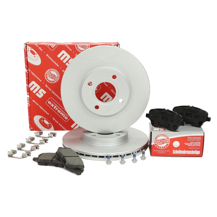 Set discuri si placute de frana Master Sport Germany, pentru Ford B-MAX, Fiesta VI, Tourneo Courier, ventilate, 278x43.9mm