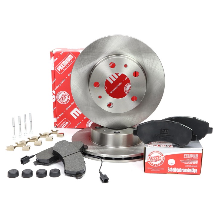 Master Sport Germany féktárcsa és fékbetét szett, szellőztetett, 300x65, Citroen Jumper, Fiat Ducato, Peugeot Boxer