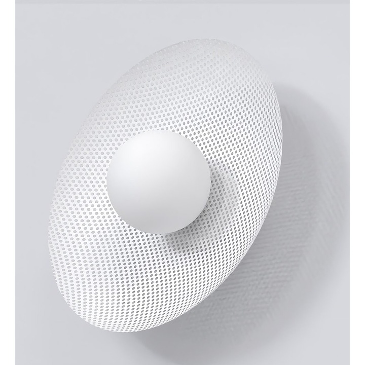 Emibig VIBEZ K1 fali lámpa, 8W MAX LED, fehér, 30x30cm