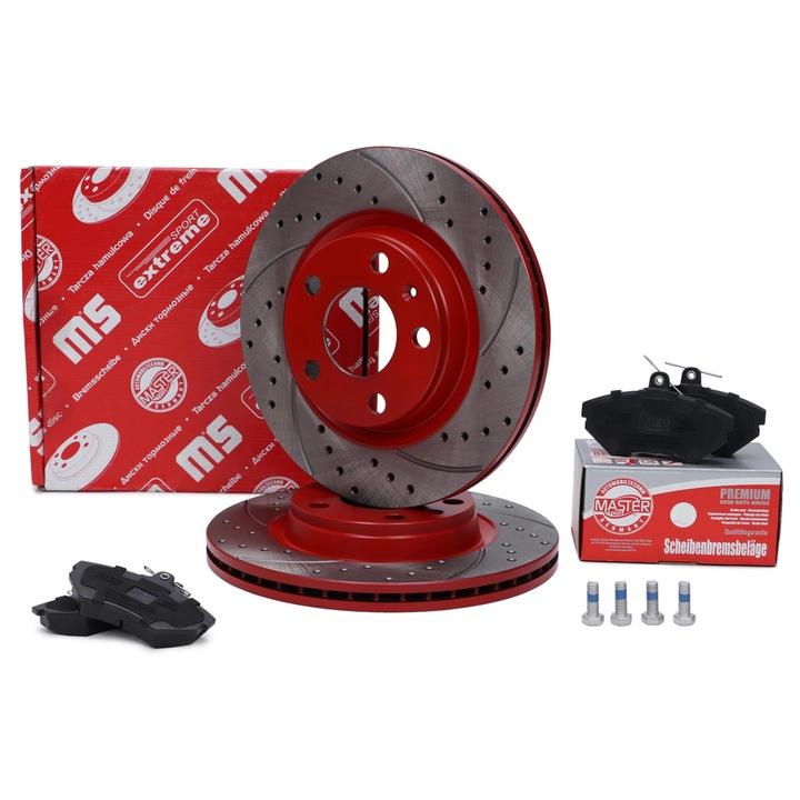Set discuri si placute de frana Master-Sport pentru AUDI A4 B5, VW PASSAT B5, B5.5, ventilate, 280mm