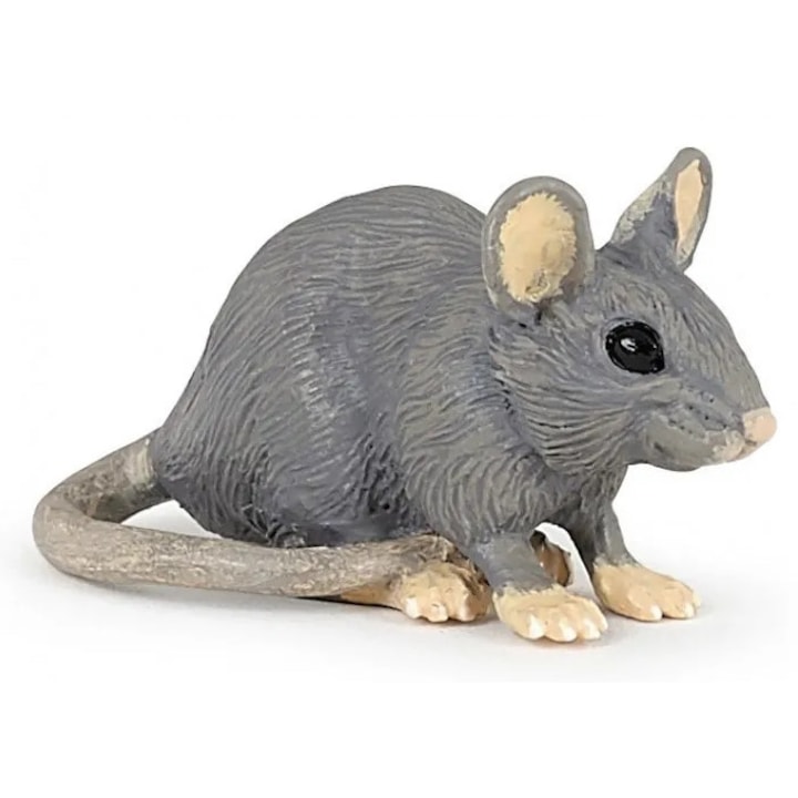 Фигурка сива мишка, Животни, 4.8x2.2x2.6см, за момчета