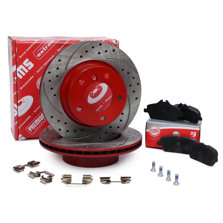 Master-Sport féktárcsa és fékbetét készlet BMW 1 (E81, E87, E82, E88) típushoz, szellőztetett, 292 mm