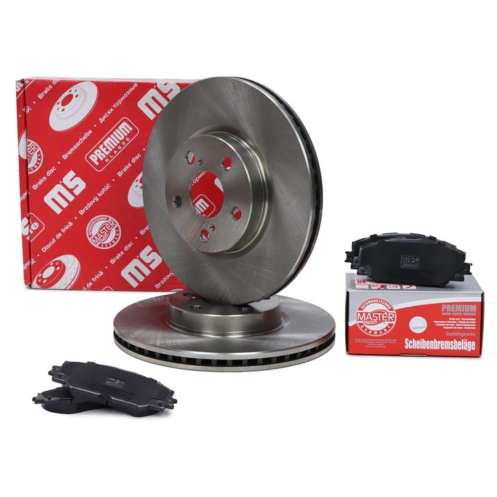 Master-Sport féktárcsa és fékbetét szett Toyota Urban Cruiser, Verso S, Subaru, szellőztetett, 275x46,3mm, 139mm