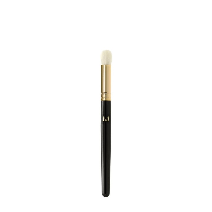 Pensula de machiaj 15 pentru Blending, M Brush, din Par Natural, elemente din Aur 24K, handmade in Japonia
