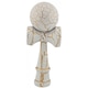 Kendama X Originala, Profesionala, Flippy, Kendama Cracked, din Lemn – 18 cm, Alb/Galben