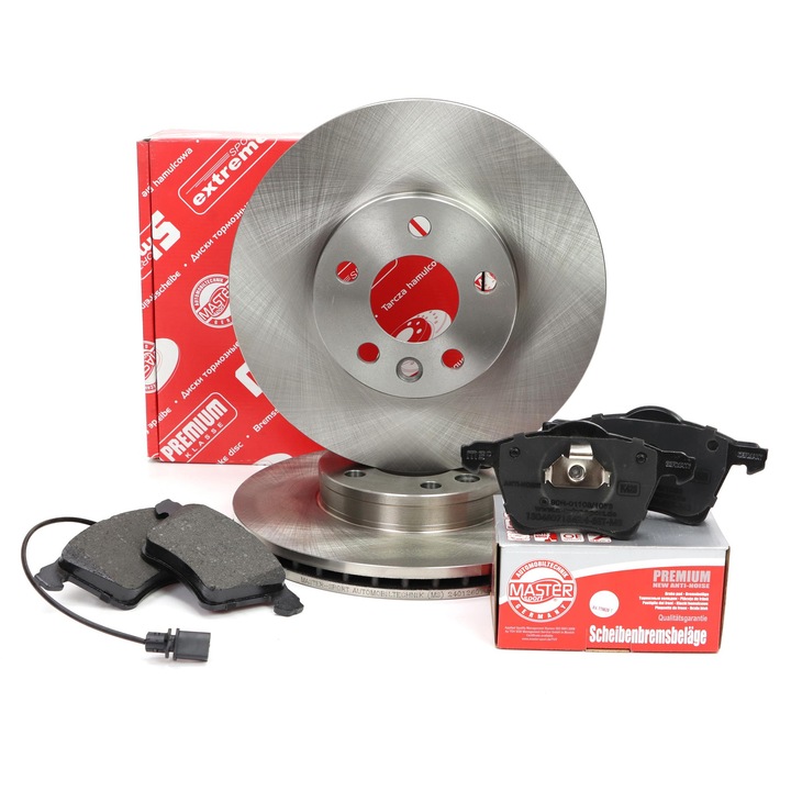 Master Sport Germany féktárcsa és fékbetét szett, szellőztetett, 300x78.5mm, Ford Galaxy I/Seat Alhambra/VW Sharan típusokhoz