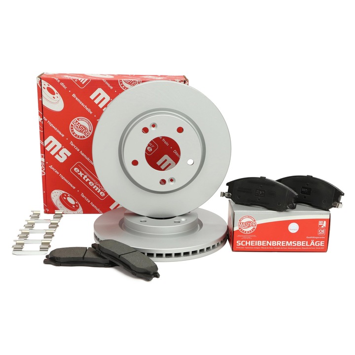 Master Sport Germany féktárcsa és fékbetét szett, Hyundai Highway Van/Santa Fe I/Trajet, szellőztetett, 276x16.5mm