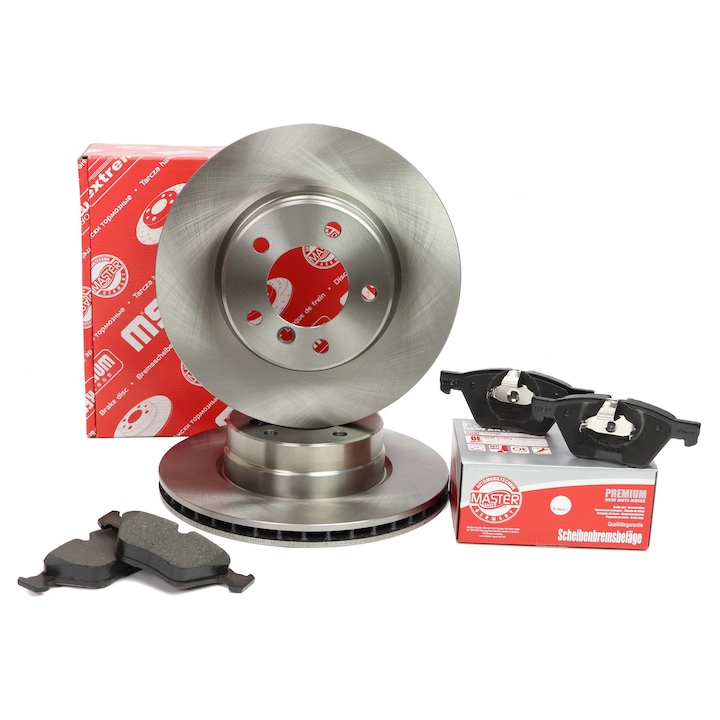 Fékbetét és féktárcsa készlet Master Sport Germany, BMW 5 (E60)/5 Touring (E61) típushoz, szellőző, 310x77mm, 5 lyuk