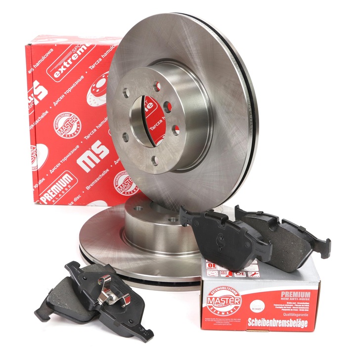 Set discuri si placute de frana Master Sport Germany, pentru BMW 3 (E90, E91, E92, E93)/X1 (E84), ventilate, 312x73mm