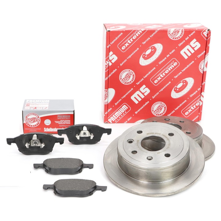 Комплект дискове и накладки Master Sport Germany, за Ford C-Max II/Focus III, вентилирани, 278x48.5mm