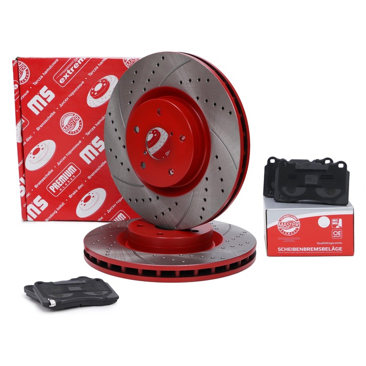 Fékbetét és féktárcsa készlet Master Sport Germany, Subaru Impreza Liftback/Sedan, 30mm, 326mm