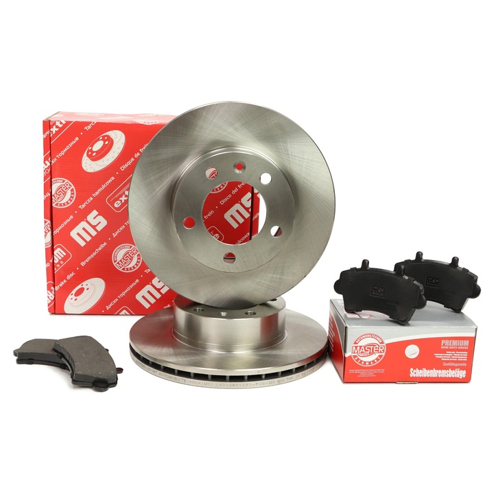 Master Sport Germany féktárcsa és fékbetét szett, szellőztetett, 305x28mm, Nissan Interstar/Opel Movano A/Renault