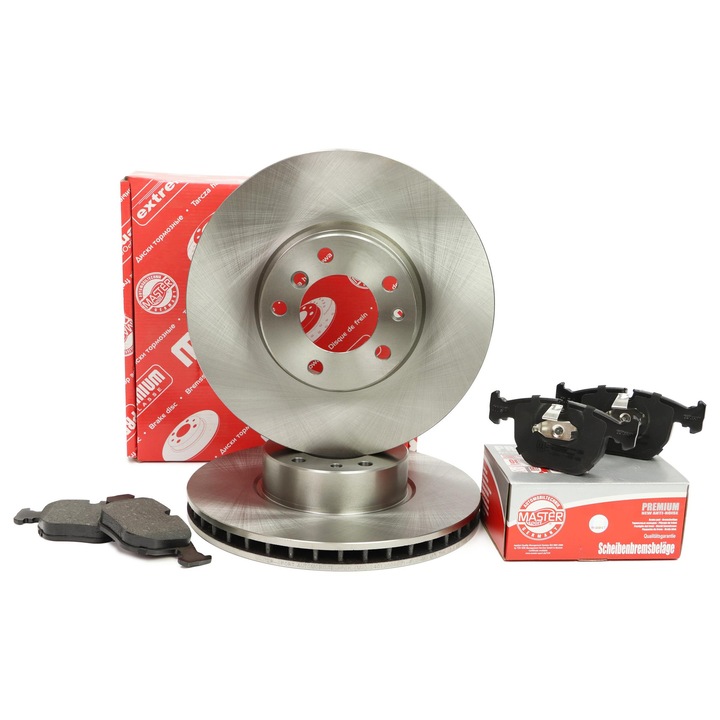 Master Sport Germany féktárcsa és fékbetét készlet, BMW 5 (E39)/5 Touring (E39) típushoz, szellőztetett, 324x73.7mm, 5 lyuk