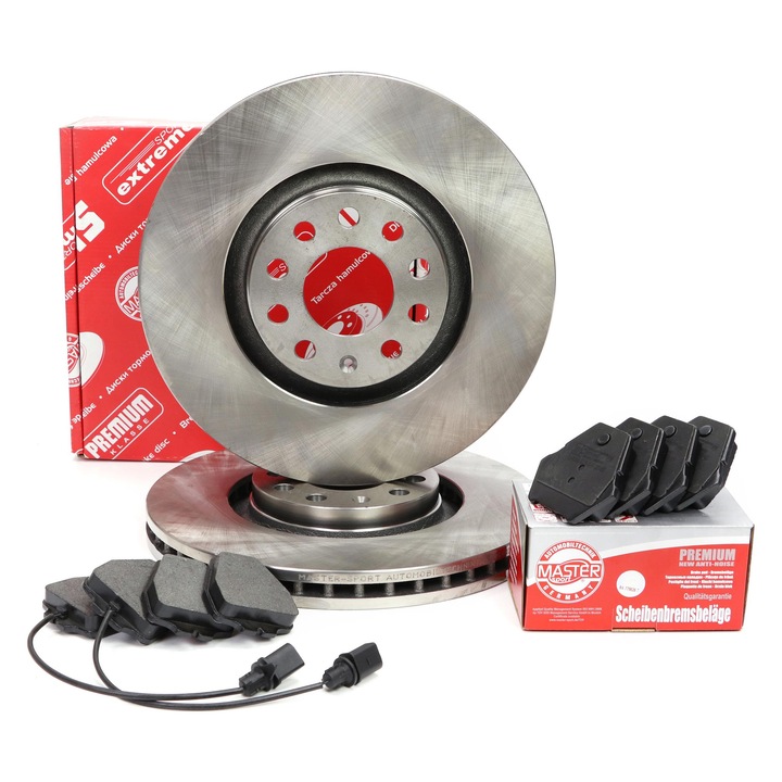 Fékbetét és féktárcsa készlet Master Sport Germany, Audi A4 B5/A6 C5/Allroad C5, szellőztetett, 320x46