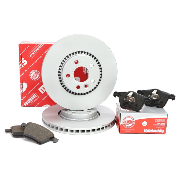 Master Sport Germany féktárcsa és fékbetét szett, Ford Galaxy II (WA6)/S-Max (WA6) típushoz, szellőztetett, 316x52mm, 5 lyukú