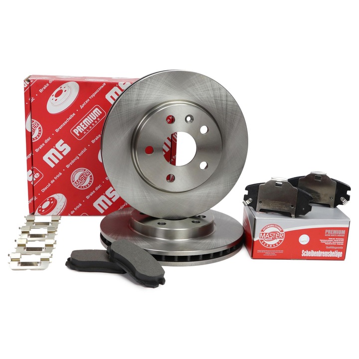 Master Sport Germany féktárcsa és fékbetét szett, szellőztetett, 30mm, 296x51mm, Chevrolet/Opel/Saab