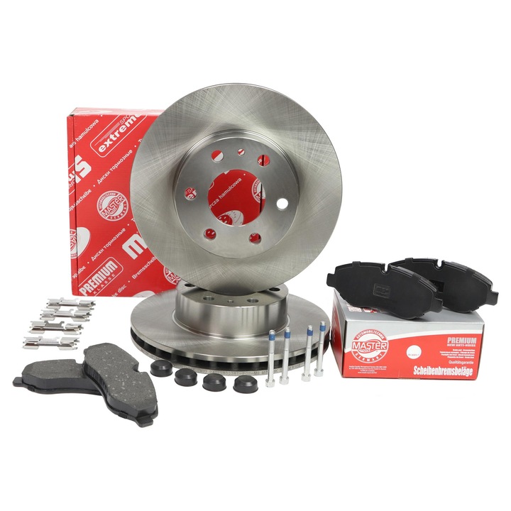 Master Sport Germany féktárcsa és fékbetét készlet, IVECO DAILY IV/V/VI, szellőztetett, 300x74,5mm