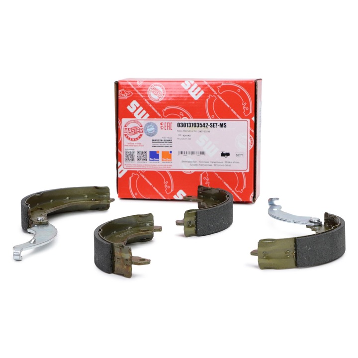 Master Sport Germany fékbetét készlet, hátsó, 32x180mm, Peugeot 206/207-hez