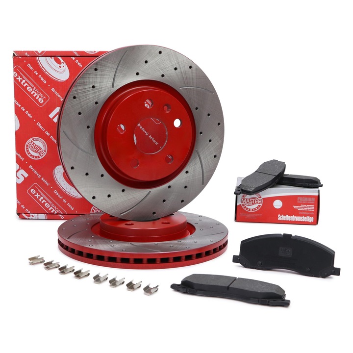 Fékbetét és féktárcsa készlet, Master Sport Germany, Opel Insignia A, 30mm vastagság, 337mm átmérő, 25.01kg