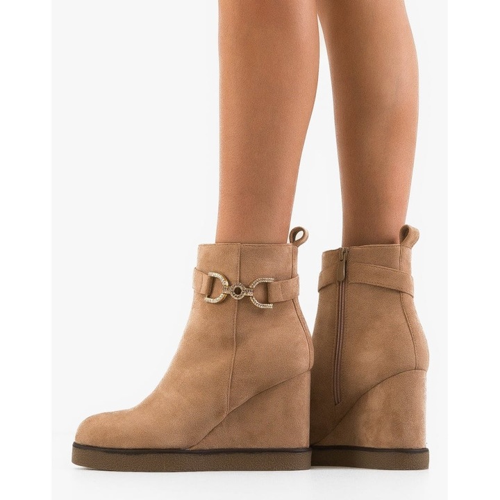 Botine dama Sien Khaki, Kaki