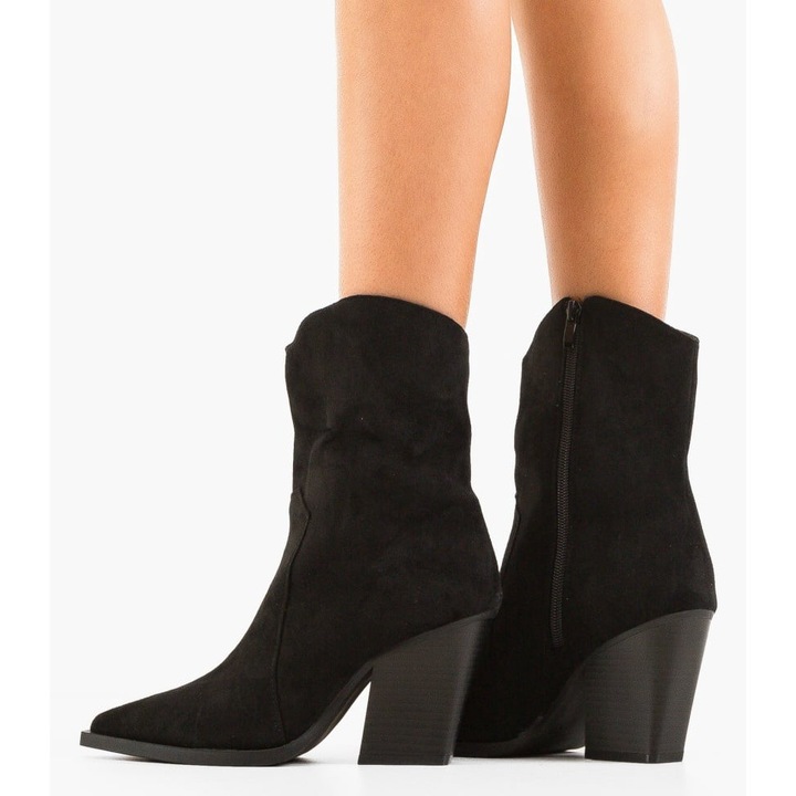 Botine dama Vela Negre, Negru