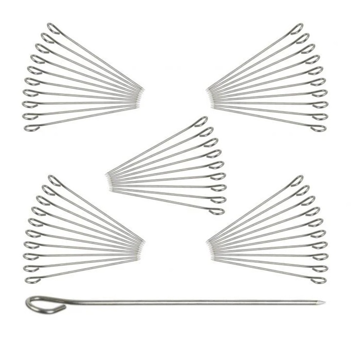 Set sucitoare inox 50 buc, B2X, 11, 5x5x2, 5cm