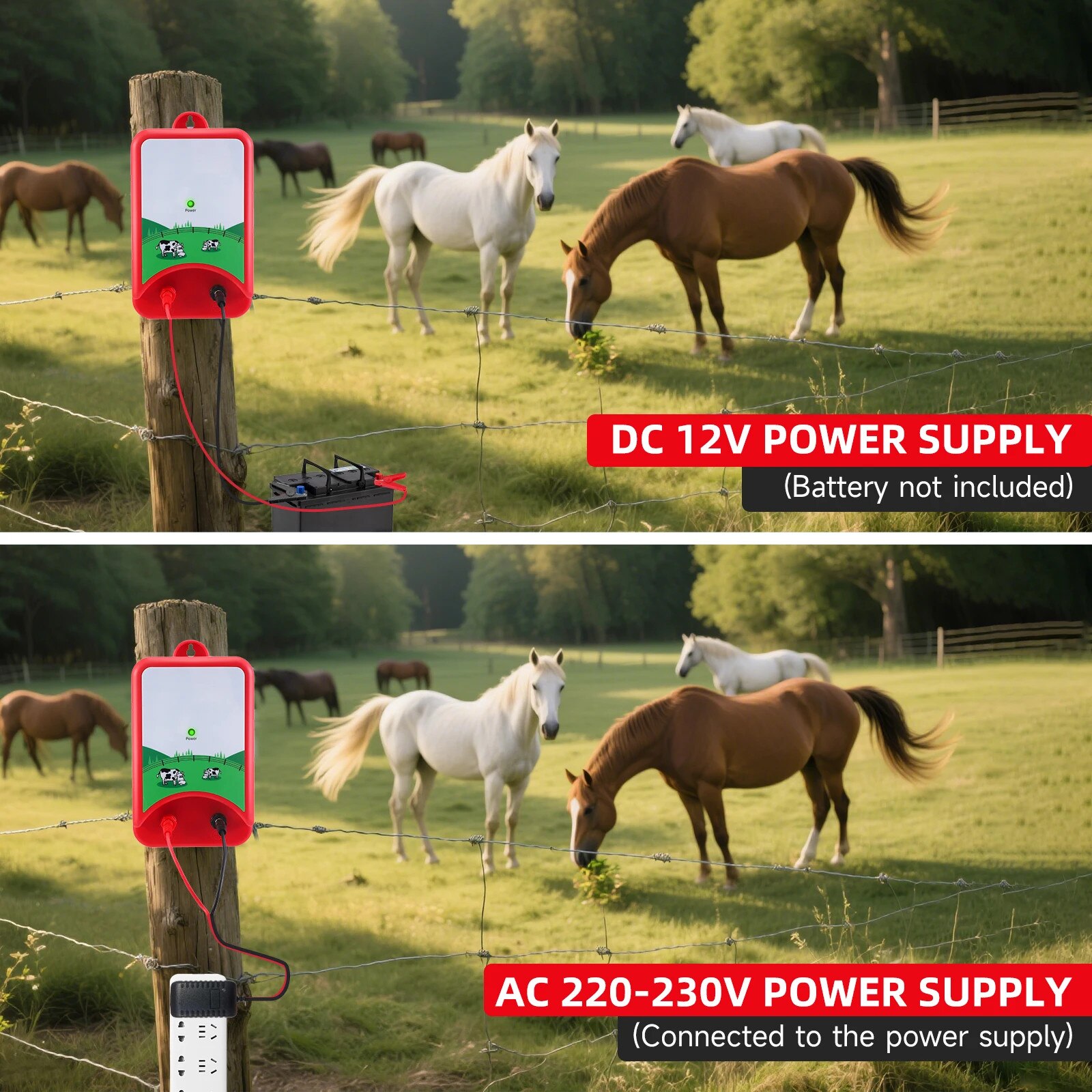 Kit Gard Electric 3KM 2J, Display LED, Alimentare 12V, Set complet ...