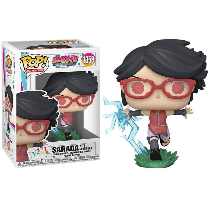 Funko, Figurina POP! Boruto - Sarada with Sharingan
