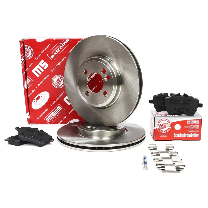 Master-Sport féktárcsa és fékbetét szett, szellőztetett, 294x44, többszínű