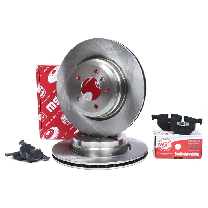 Master-Sport féktárcsa és fékbetét szett, szellőztetett, 336x22mm, BMW 3 (E90, E91, E92, E93), X1 (E84) modellekhez