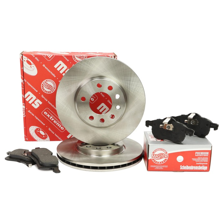 Master-Sport féktárcsa és fékbetét szett, szellőztetett, 280x42mm, Opel Astra, Zafira, Chevrolet, Vauxhall