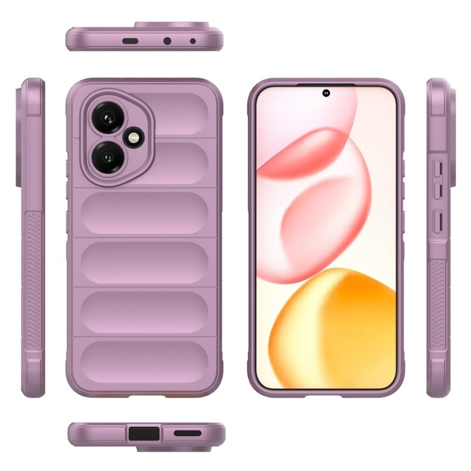 Husa pentru Honor 400, SKYDDAR INNOVATION, Magic Shield, din Silicon Mat, set cu sticker, Mov