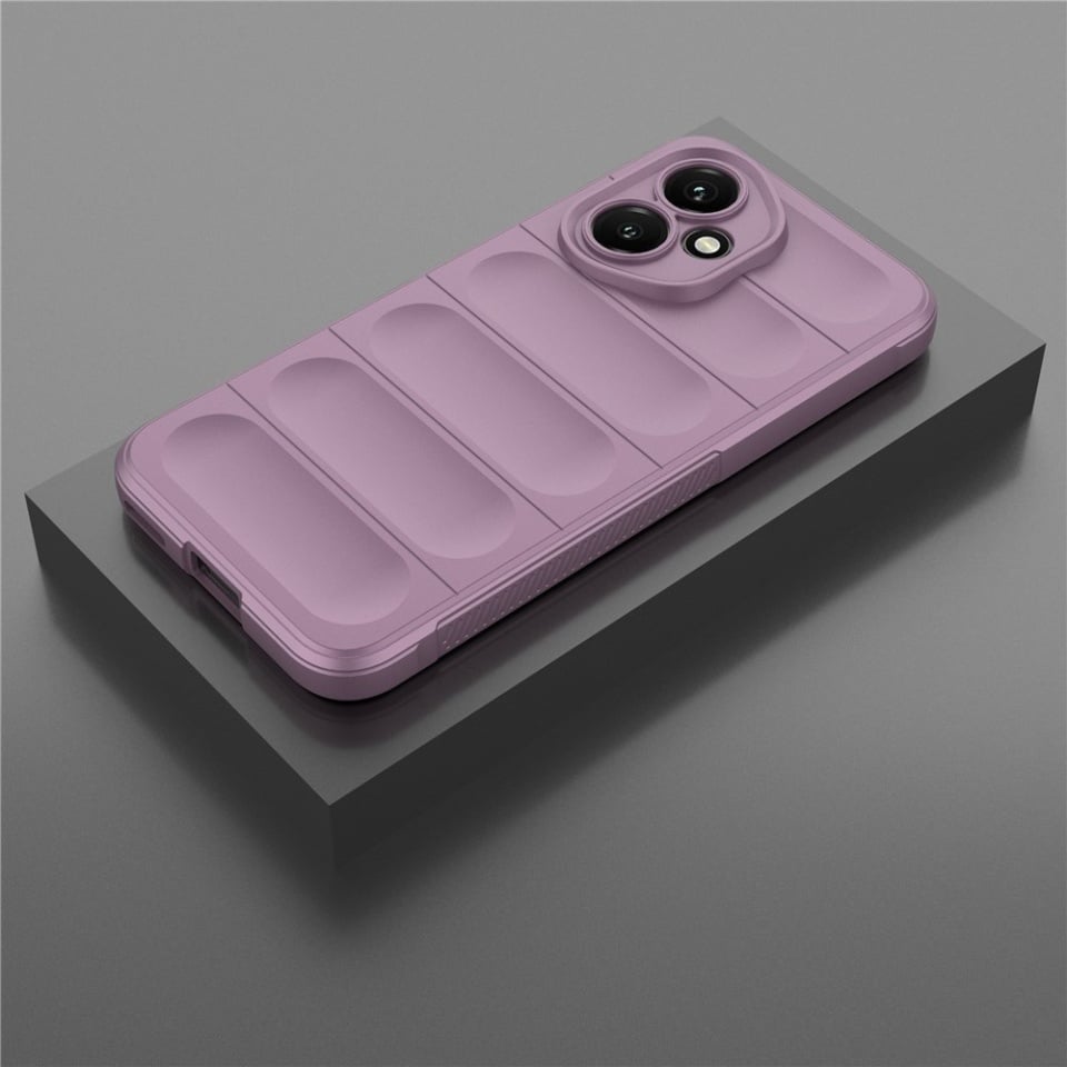 Husa pentru Honor 400, SKYDDAR INNOVATION, Magic Shield, din Silicon Mat, set cu sticker, Mov