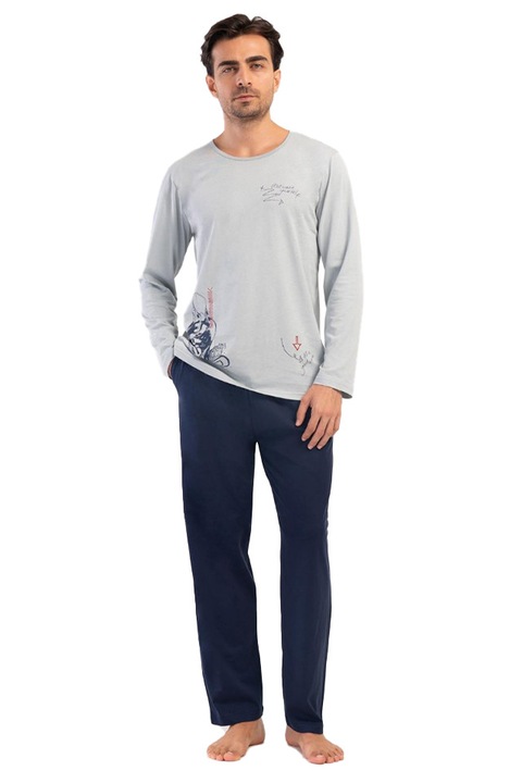 Pijamale barbati Vienetta Man, model Marine Dream