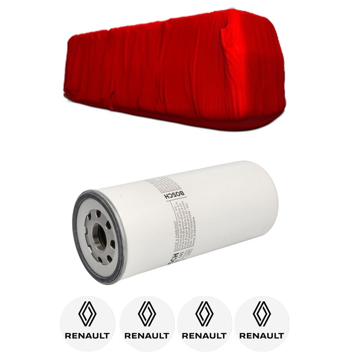 Filtru combustibil RENAULT TRUCKS KERAX 430.33 din 2009 KW 316 CP 430 CMC 10837, Bosch, Auto, 4x Stickere auto cu RENAULT TRUCKS