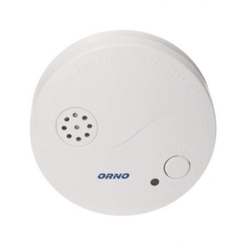 Detector de fum cu baterie, alarme flash si sunet Detector de fum cu baterie, alarme flash si sunet