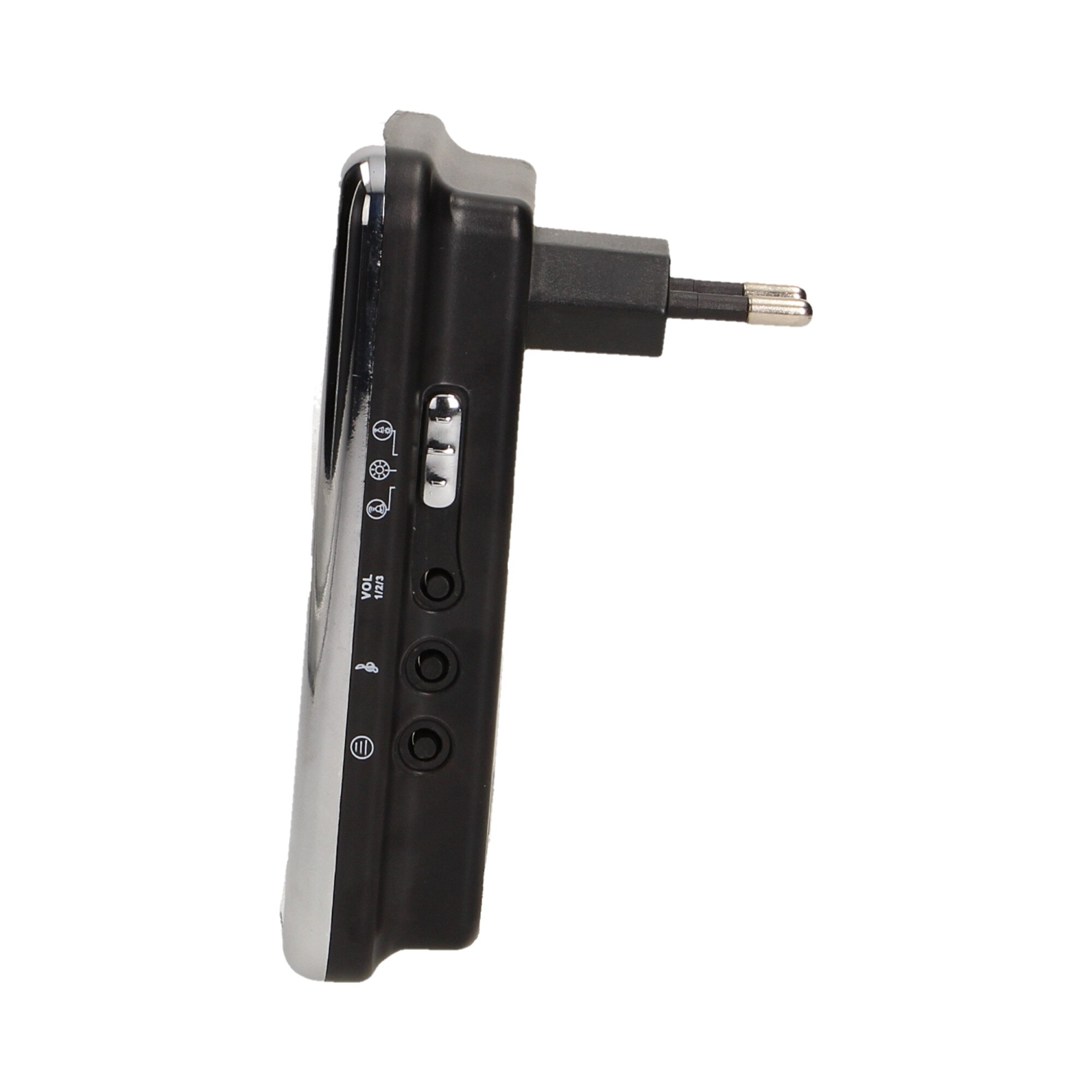 Sonerie wireless, alimentare 230VAC, distanta de lucru 120 de metri in aer liber, IP20 -reciver/IP44-buton, 65-85 dB, 32 ring-tonuri