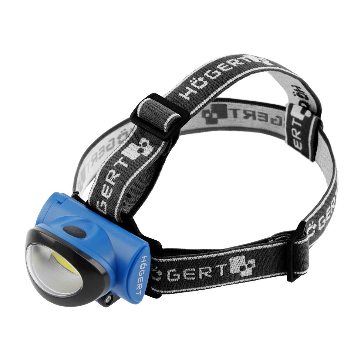 Lanterna CAP 1x3W LED COB. Flux luminos 160 lm, posibilitate de reglare a unghiului (90grade). Finisaj din cauciuc. Alimentare 3xAAA