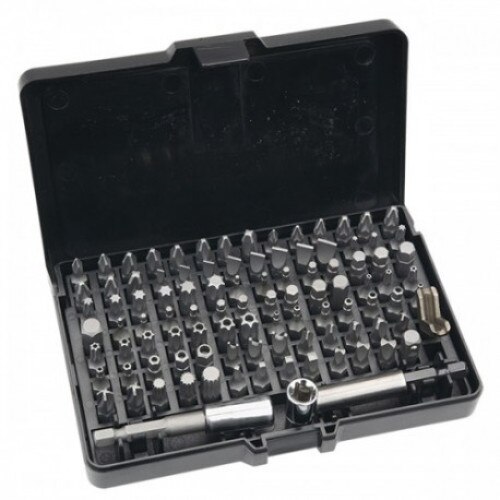 Set biti cu suport capat Neo Tools 99 piese