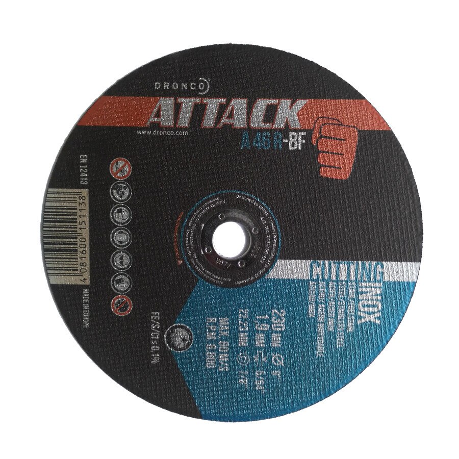 Set 25 buc Disc abraziv pentru debitat 230x1,9 DRONCO ATTACK pentru Inox