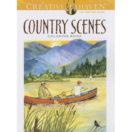 Country Scenes Coloring Book, Dot Barlowe (Author)