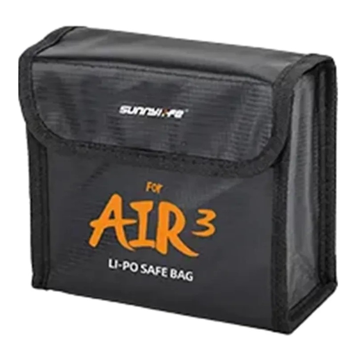 Husa transport Sunnylife A3-DC599 pentru 3 baterii compatibile cu DJI AIR 3, Negru